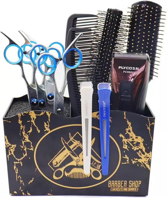 Scissor Holder Barber Shear Holder Box, Hair Salon Barber Supplies Acessories To 3