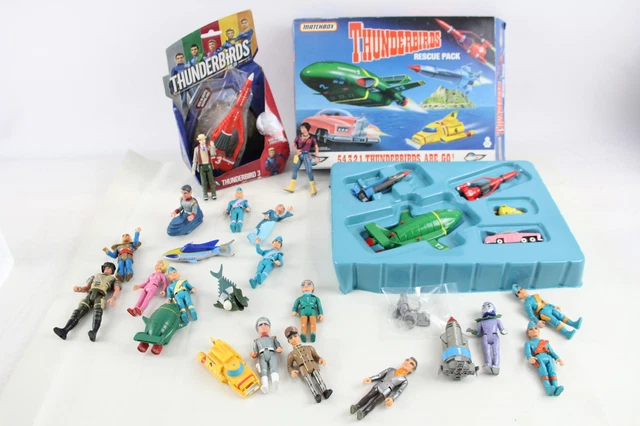 THUNDERBIRDS DIECAST MODELS Toys Matchbox Rescue Pack Figures THUNDERBIRDS DIECAST MODELS Toys Matchbox Rescue Pack Figures