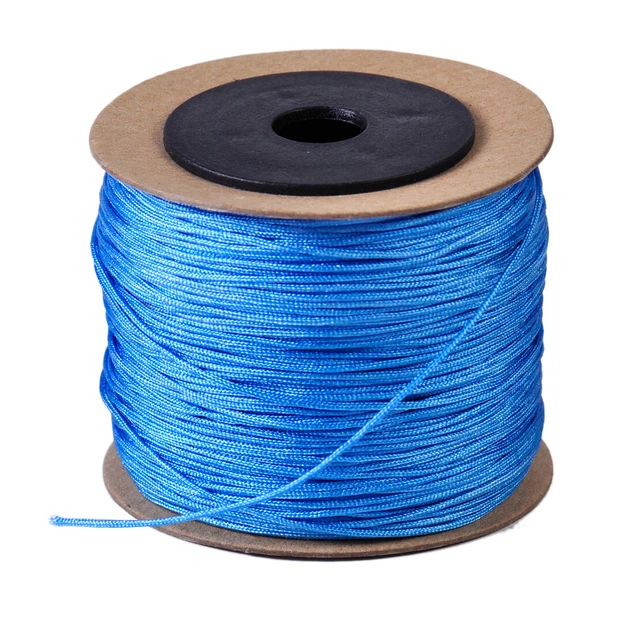 100m Nylon Schnur Flechtkordel Nylonfaden Makramee Shamballa Garn Basteln 2