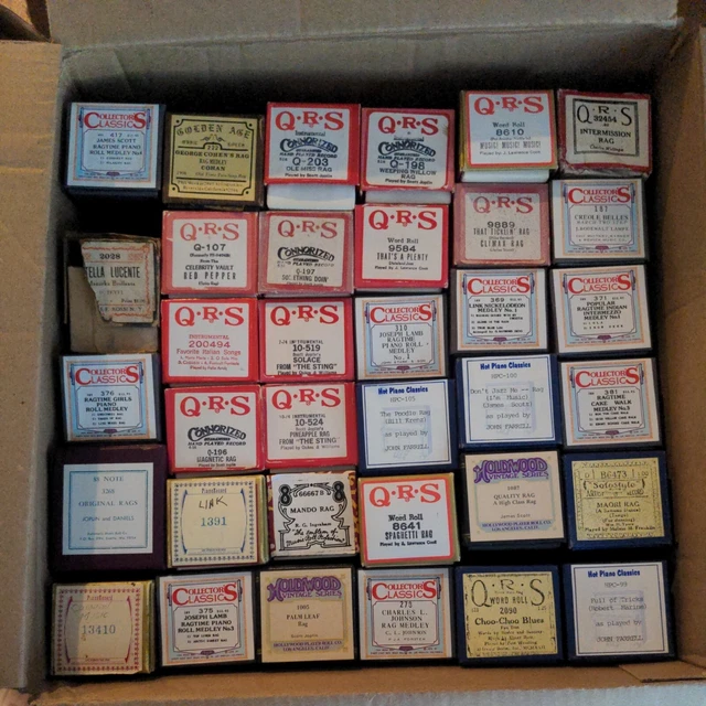 QRS & various Player Piano Rolls. Available Titles In Details pick  3 for $10