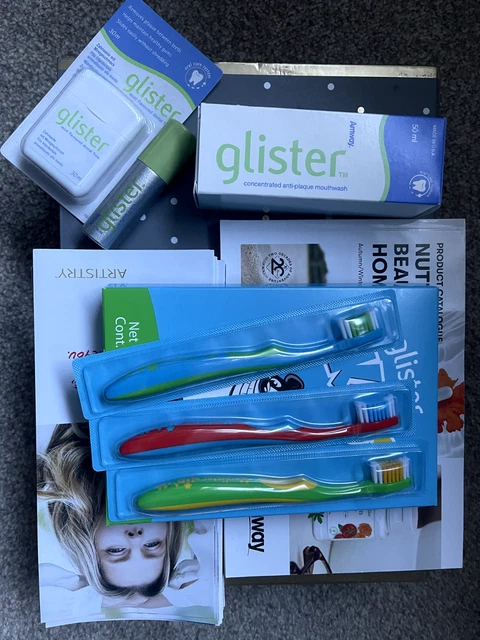 Paquete Amway a la venta enjuague bucal para niños cepillos de dientes hilo dental spray refrescante