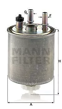 MANN-FILTER Kraftstofffilter für RENAULT