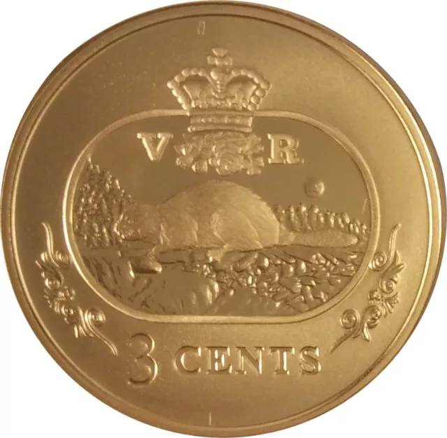 2001 Canada 3 Cent Sterling Silver Coin - 150th Ann. of the First Postage Stamp