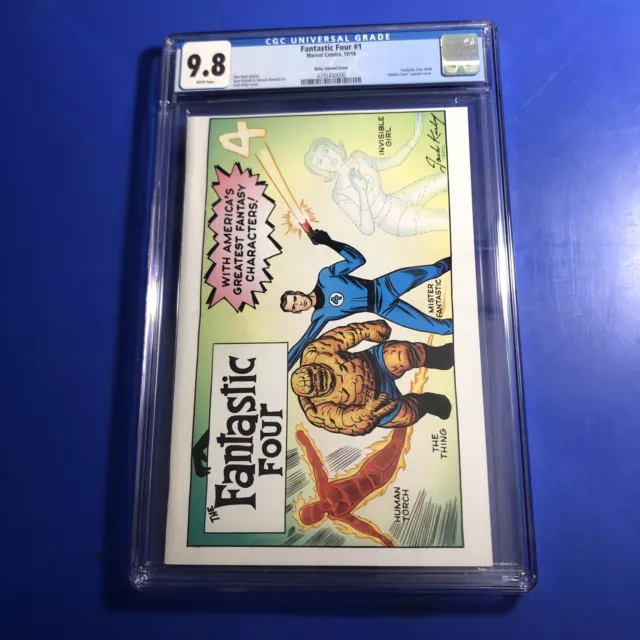 Fantastic Four #1 CGC 9.8 1ST PRINT Jack Kirby Hidden Gem Variant Cover Z 2018