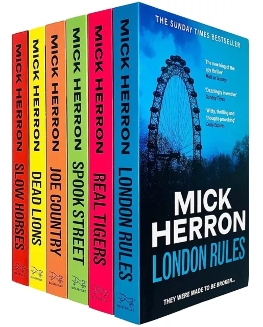 Slough House Thriller Series Books 1 - 6 Collection Box Set By Mick Herron