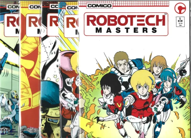 Robotech Masters Lot Of 19 - #1 2 3 4 5 6 7 8 9 10 11 12 13 14-19 (Vf/Nm) Comico