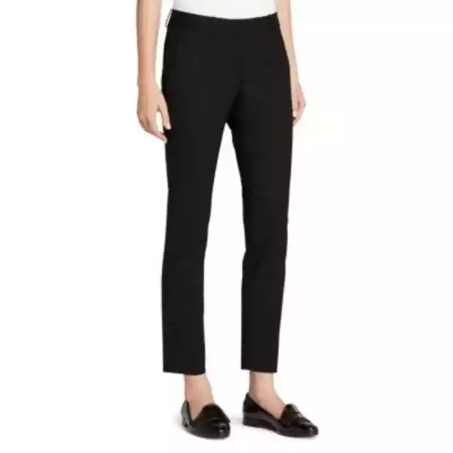 Theory Testra Wool Stretch Classic Crop Pants Size 4
