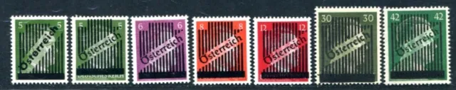 Österreich 1945 668I,Ii-673 ** Postfrisch Tadellos Satz 85€(F3288
