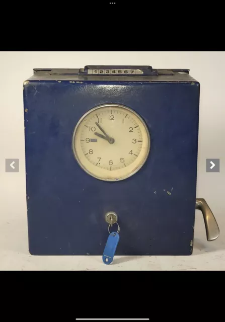 Mid Century Clocking In Clock