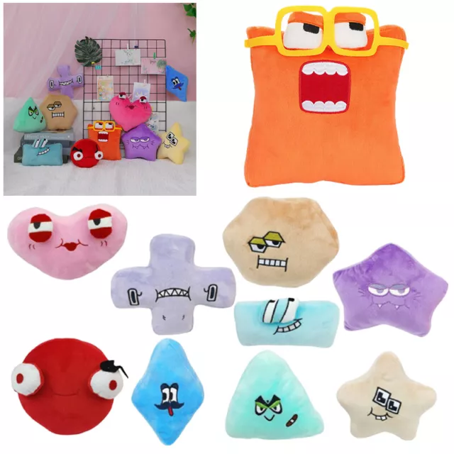 ALPHABET LORE DURABLE Plush Shape Series Baby Educational Toy Home Decor  Xmas $17.62 - PicClick AU