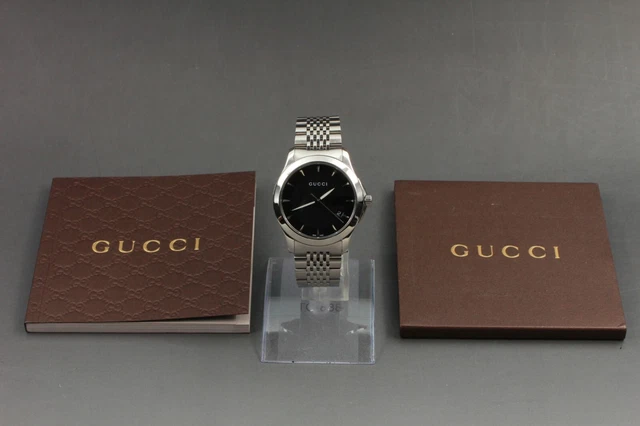 OROLOGIO GUCCI G Senza Tempo Fantasma VERO Quarzo Ragazzo