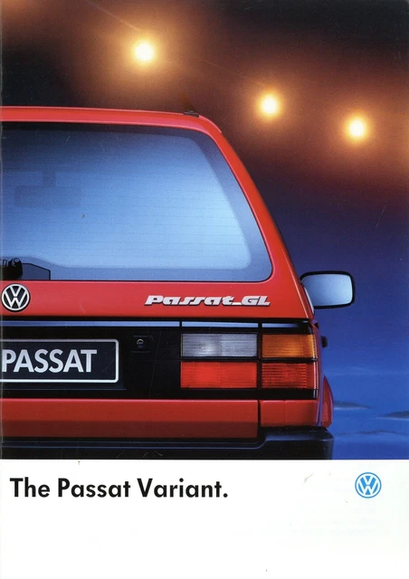 VW Passat Variant Prospekt 1992 8/92 GB brochure prospectus broszura catalogue