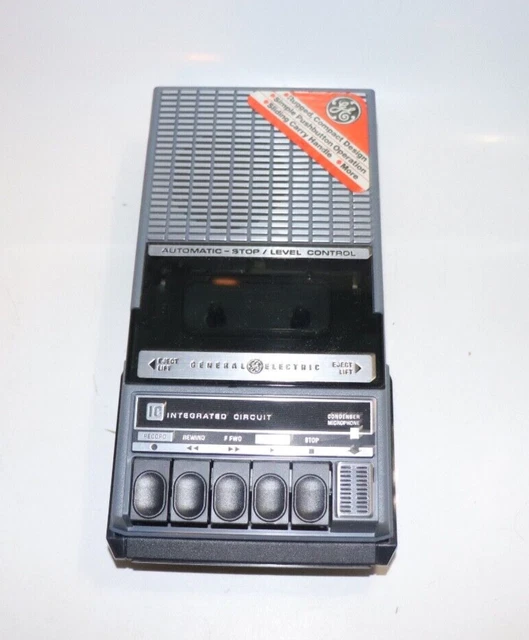 GE CASSETTE PLAYER Tape Recorder General Electric 35007C 29.99 PicClick