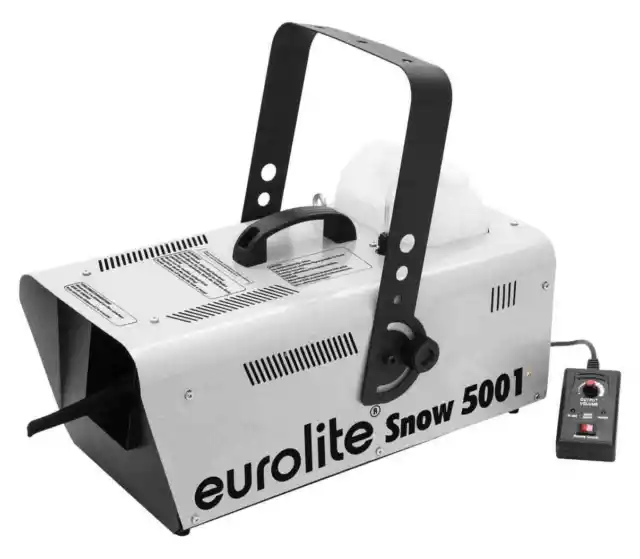 Eurolite Snow 5001 Schneemaschine Schaumschneeflocken Snow Machine Bügel Remote