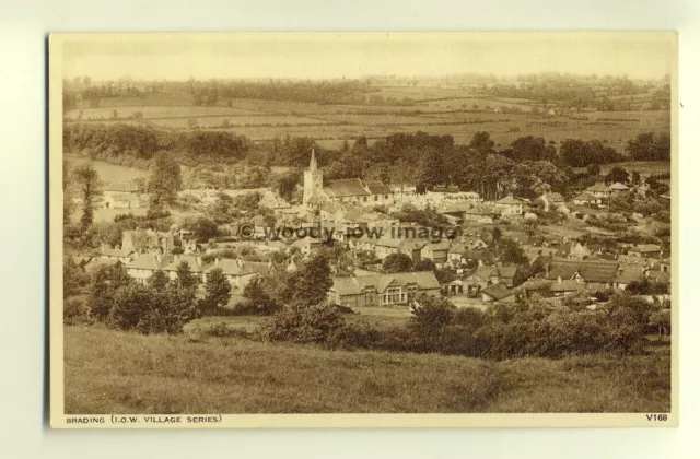 h0043 - Brading Village , Isle of Wight - postcard