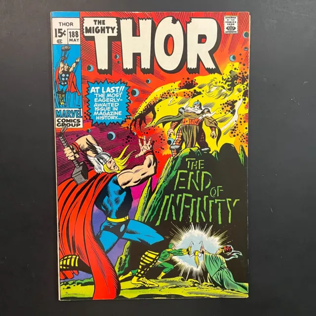 Thor 188 Bronze Age Marvel 1971 Stan Lee comic book John Buscema cover Loki