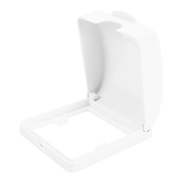 Bathroom Wall Flip White Plastic Cover M3G8
