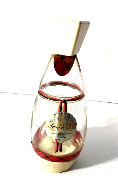 Vintage Gilbey's Spey Royal Scotch Whiskey Decanter/ Music Box/ Dancer