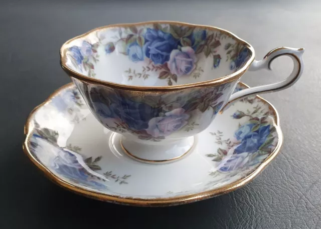 Royal Albert Moonlight Rose Cup And Saucer Royal Albert Blue Roses Cup Saucer 2