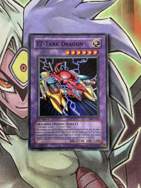 MFC-054 YZ-Tank Dragon Super Rare 1st Edition NM Yugioh Card