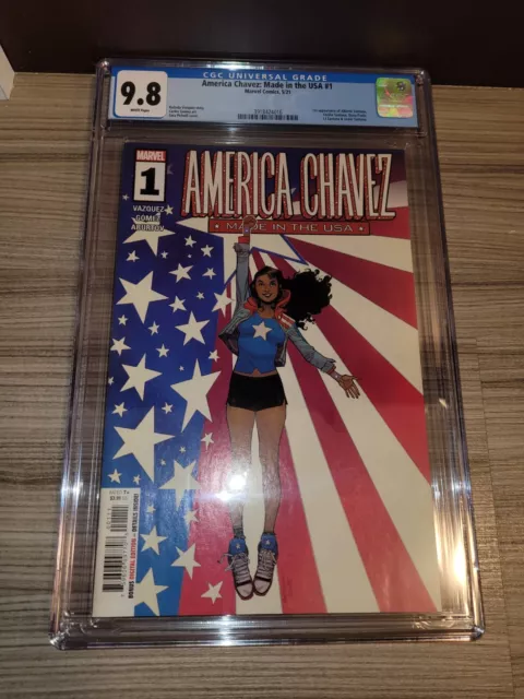 Marvel Comics CGC 9.8 America Chavez Made in the USA 1 1st Santana
