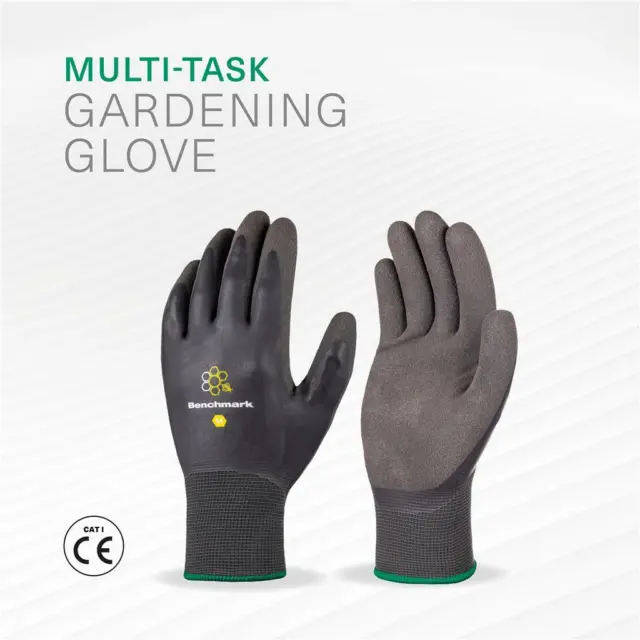 Benchmark Multitasking Wasserdicht Latex Griff Sicherheit Arbeit Garten Handschuh 2