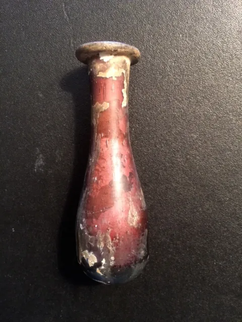 Roman Glass Cosmetic Unguentarium Flask: 1st cent. AD. 2