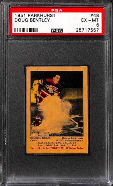 1951 Parkhurst #48 Doug Bentley Psa 6 25717557