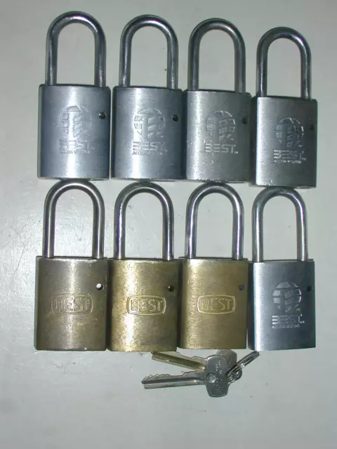 Eight Best Access System 11B720LF3 Heavy Duty LOCKS All Keyed Alike