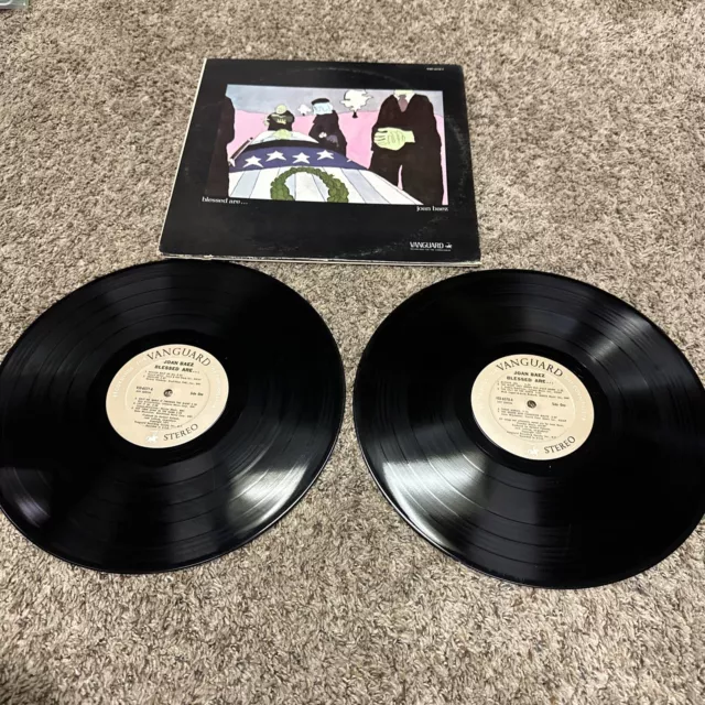 Joan Baez * Blessed Are * Double LP Vinyl Record Vanguard 1971