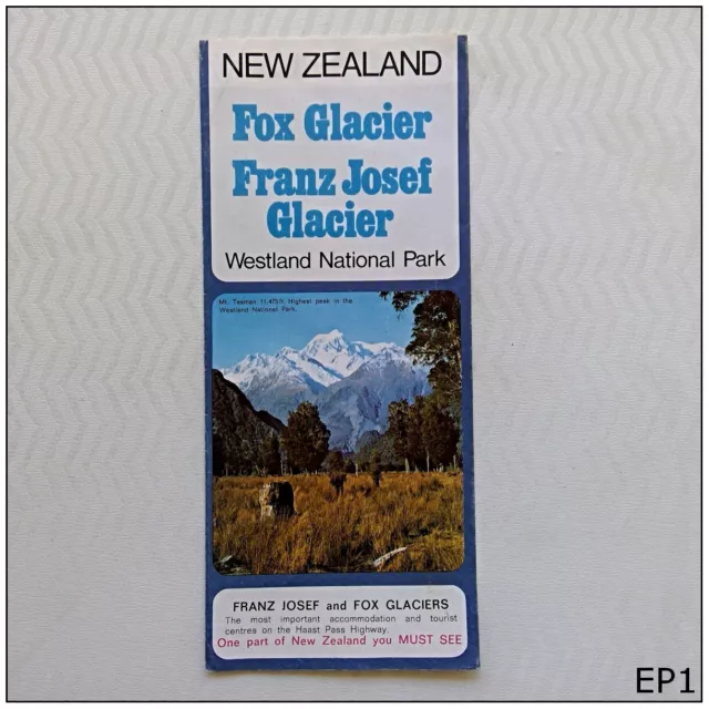 New Zealand Fox Glacier Franz Josef Glacier Westland NP Old Ephemera