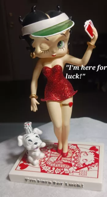 Betty Boop Figurine "Im Here For Luck"