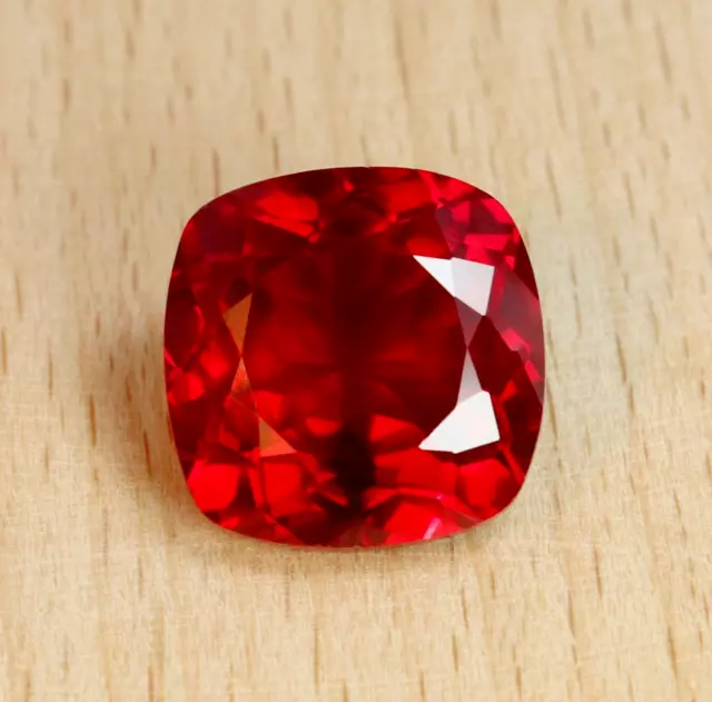 50 + Ct Natural Burmese Red Big Ruby Flawless Cushion Loose Certified Gemstone