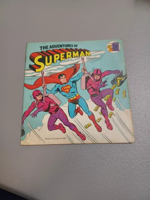 Golden The Adventures Of Superman Look Book 1982 Vintage Superman