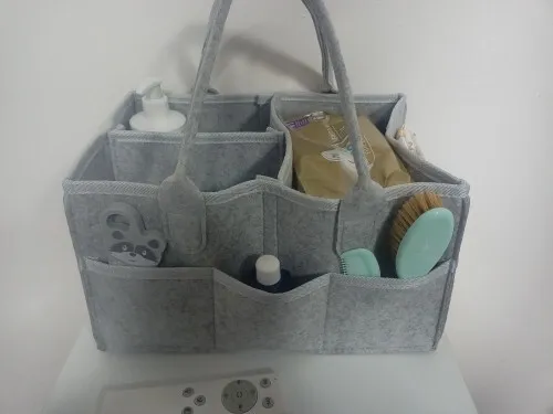 Diaper Caddy Organizer Portable Holder Bag Nursery Baby Essiantials Storage Tote 13