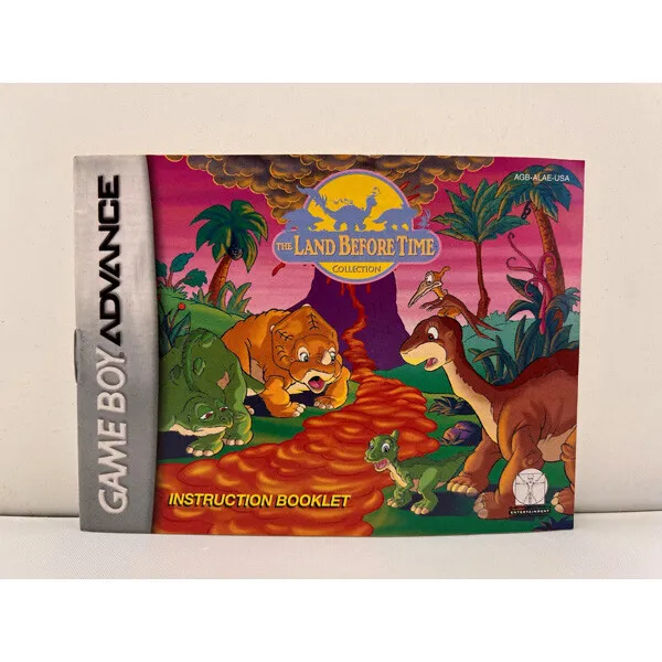 Land Before Time Collection Manual - Gameboy Advance Gba