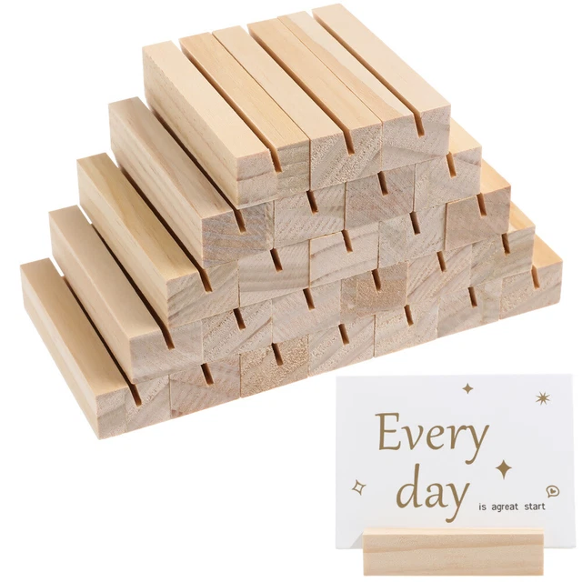 25 Pcs Card Holder Stand Number Table Escort Cards Display Stand Signage