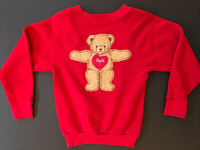 Vintage Tultex (6-8) Red Hug Me Sweatshirt