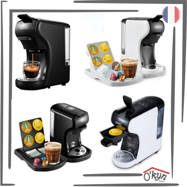 Cafetière Electrique Expresso 4 en 1 Cafetière à Capsules, Machine à Café 3