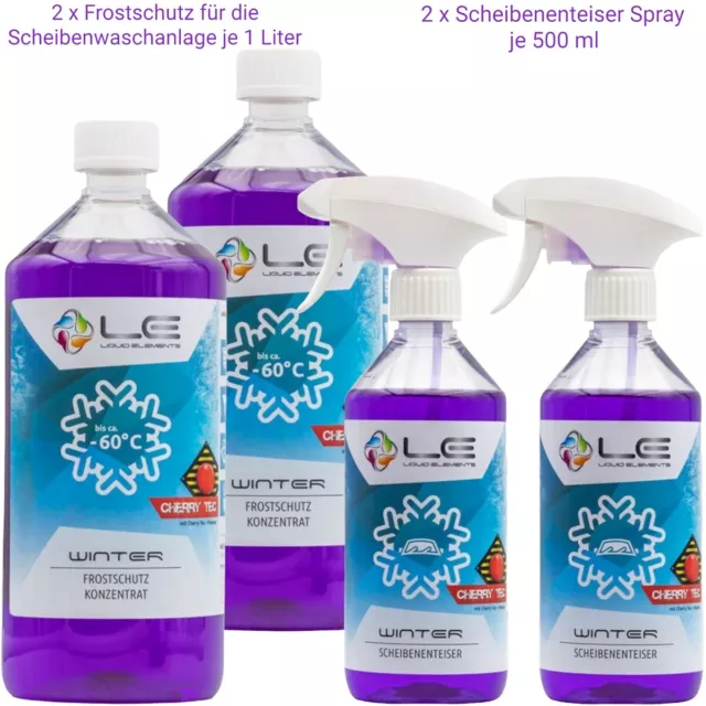 Dégiveur & Antigel Liquide Éléments Set D'Hiver