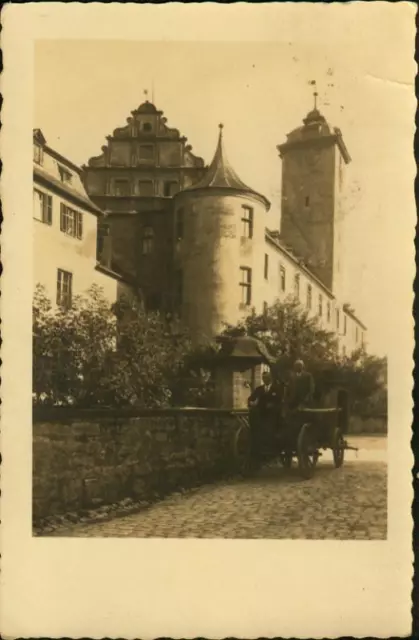 Alte AK.Bad Mergentheim Deutsch-Ordens-Schloß,gel.ca.1936