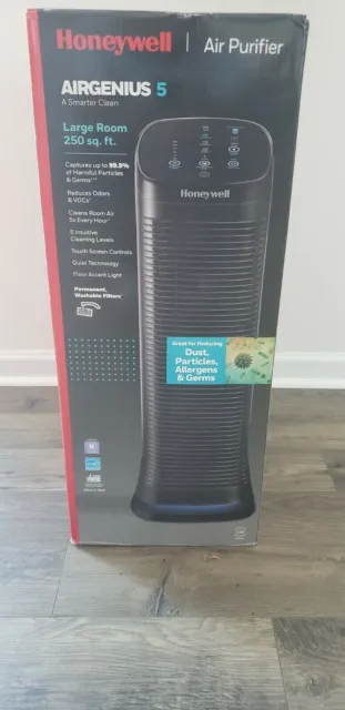 Honeywell Air Genius5-HFD320 Air Cleaner and Odor Reducer, New