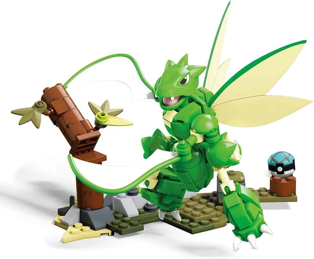 Playset Pokemon Figurine 12cm Coup de Bâton Scyther 188 Pièces Mega Construx