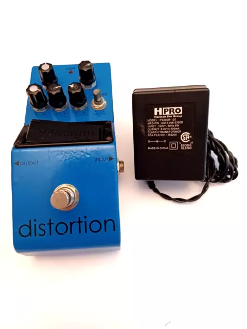 Fender Starcaster Distortion Guitar Pedal w Power Cord Tested Awesome Fender Starcaster Distortion Guitar Pedal w Power Cord Tested Awesome