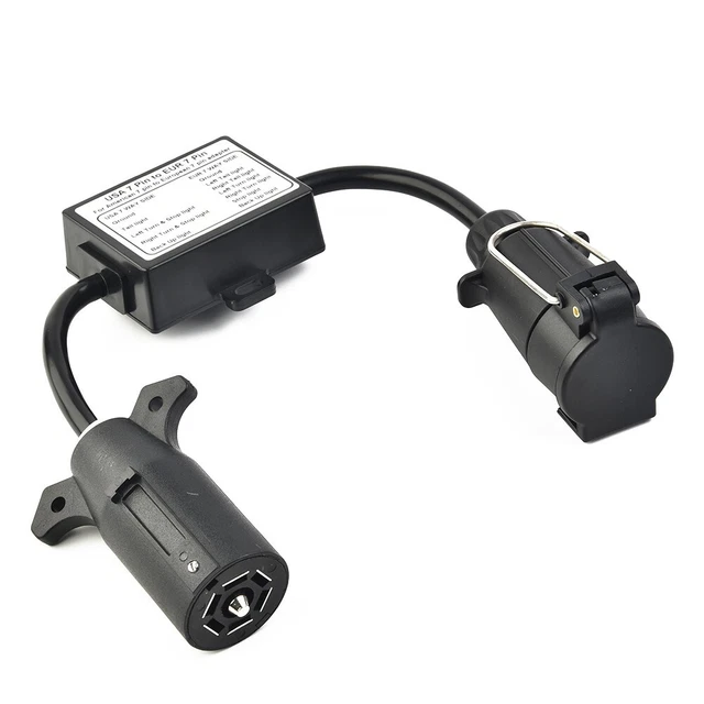 Pièces de rechange convertisseur de lumière de remorque prise ronde 1 pièce n