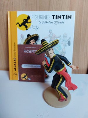 LOT 1 Figurine TINTIN Collection Officielle - Le général Alcazar - avec