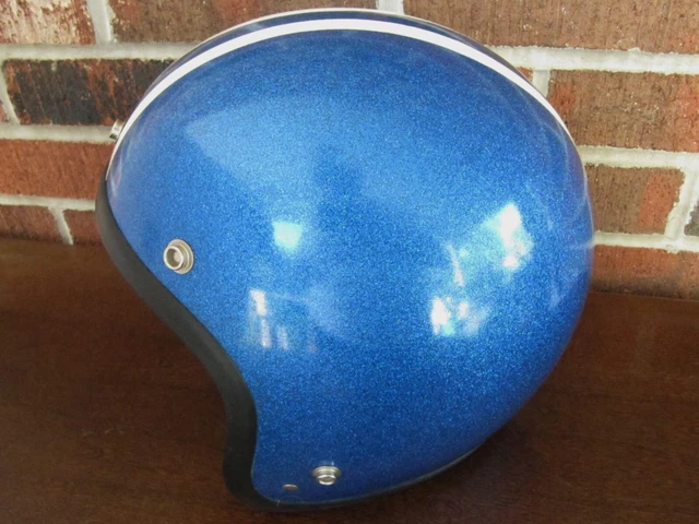 ASC FURY 400 Blue Flake Motorcycle Helmet VTG. $100.00 - PicClick