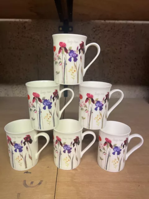 Panama Eden Garden Set of 6 Fine Bone China Mug