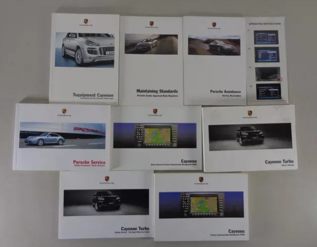 Owner's Manual + Wallet Porsche Cayenne Typ 9PA, Model year 2008 printed 11/2006