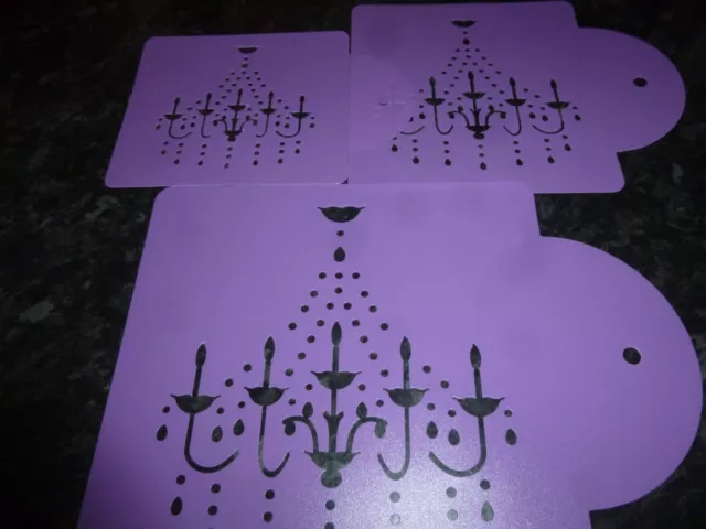 cake decorating stencils - Candelabras